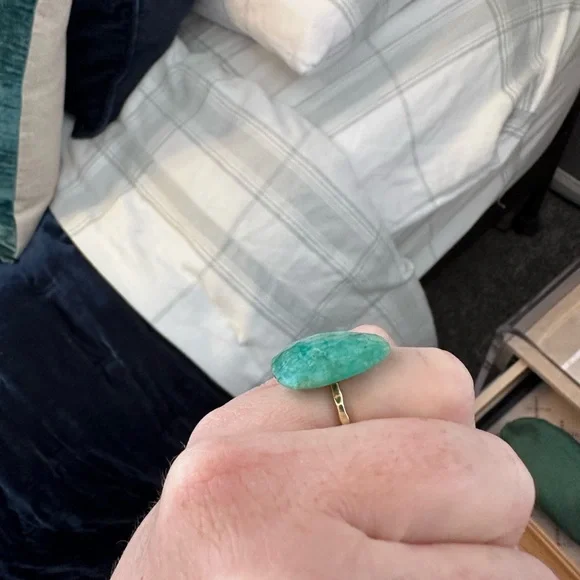 Polished Stone Cocktail Ring - Picture 3 of 7